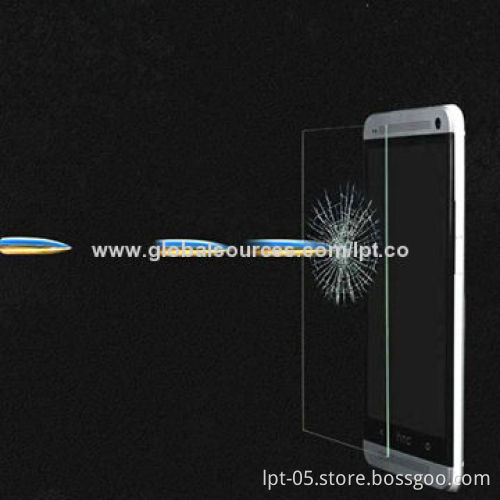 Premium Explosion-proof Tempered Glass Screen Protector for HTC ONE M7 For HTC with Retail Package